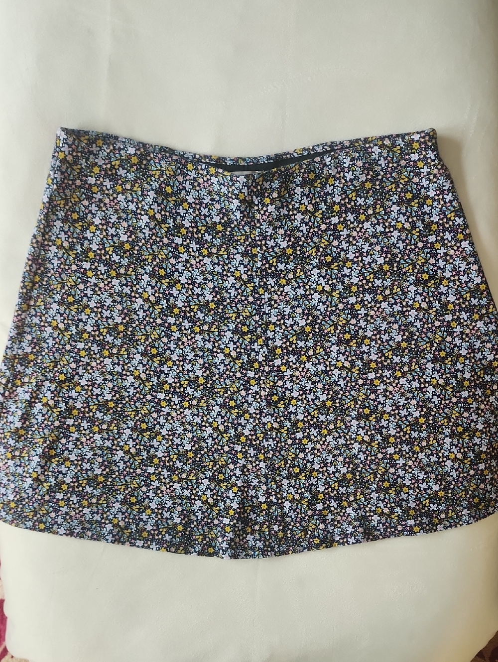 LOFT Multicolor Floral Skirt